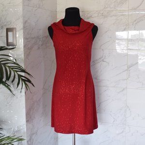 I.N. San Francisco Red Sequin Dress Size S